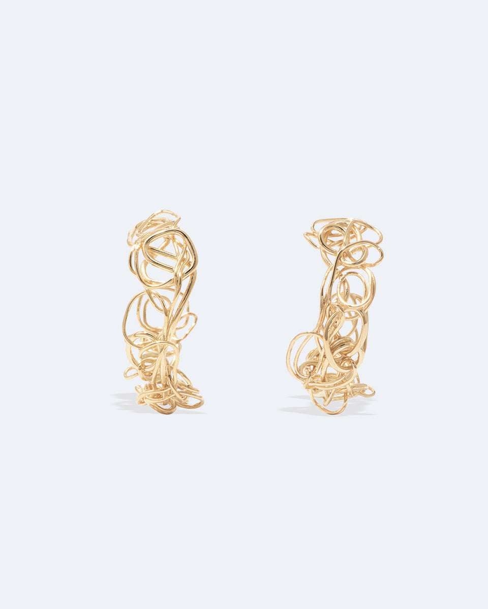 F38 - Boucles d'oreilles en vermeil