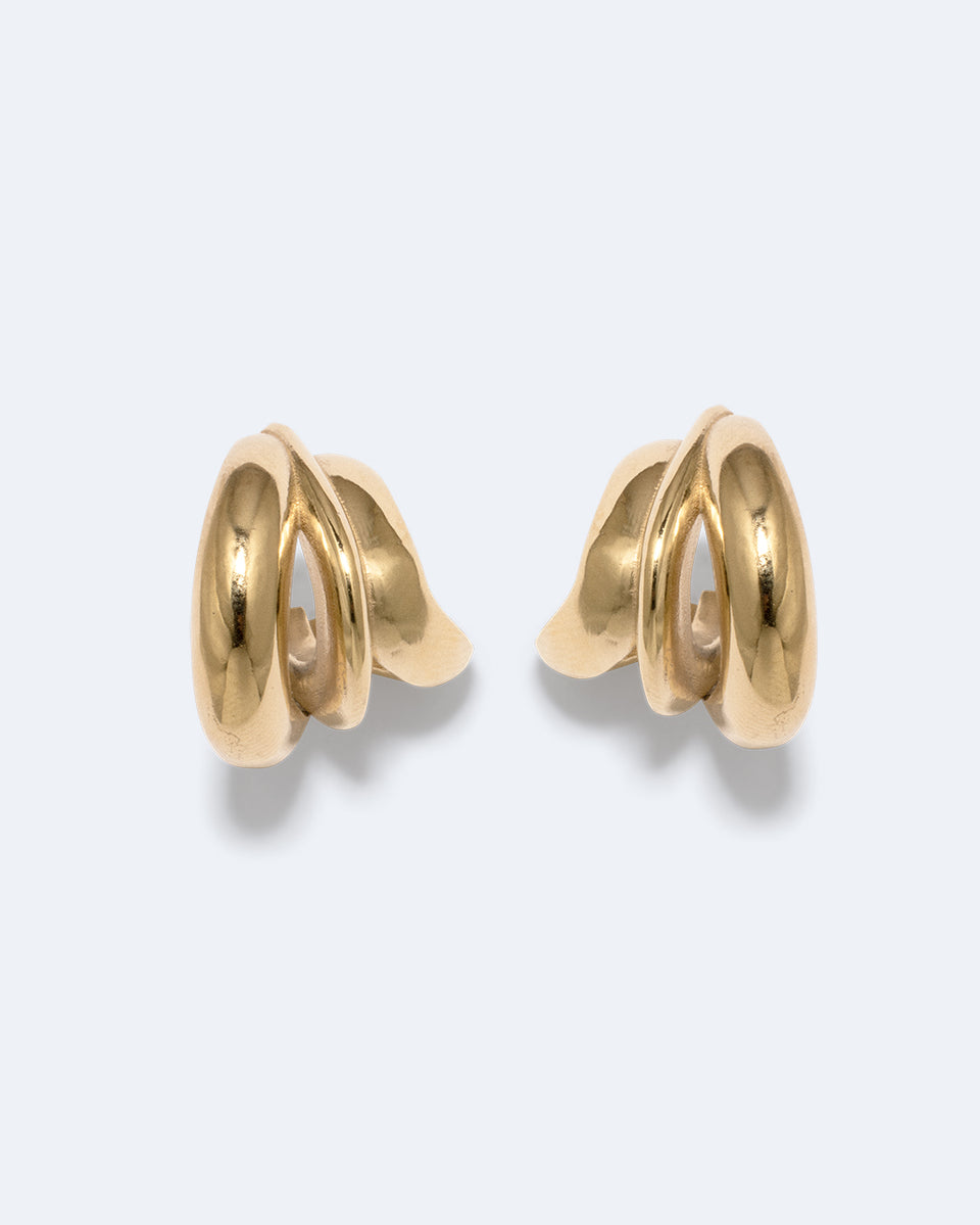 Dollop - Boucles d'oreilles en vermeil recyclé