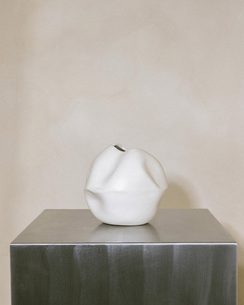 Banned Book No. 2 - Large Vessel in Matte White
