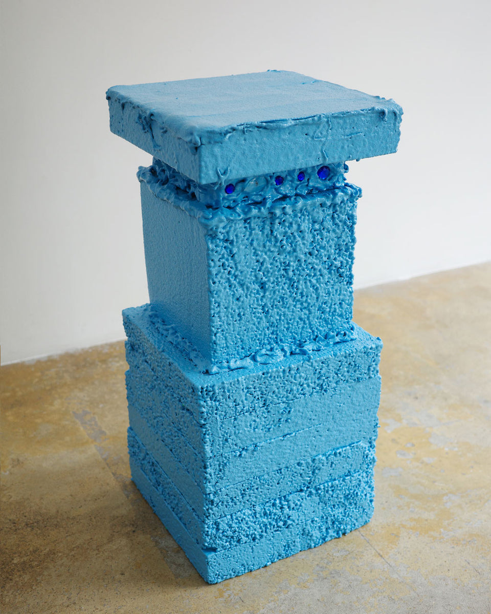 Blue Small Plinth
