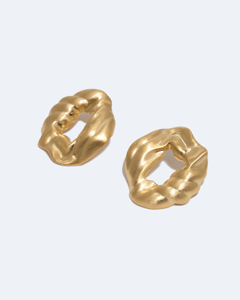 Destination Unknown - Recycled Gold Vermeil Earrings