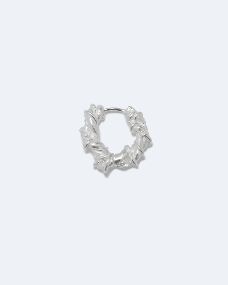 The Fates Were Interwoven - Silver Plated Single Earring