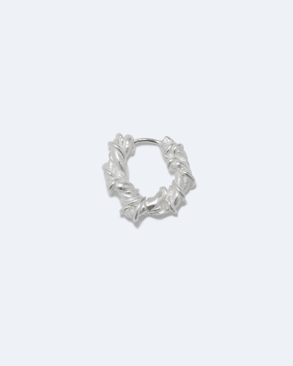 The Fates Were Interwoven - Silver Plated Single Earring