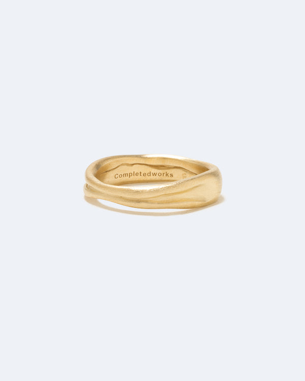 Deflated ("Do Not Inflate") - Recycled Gold Vermeil Ring