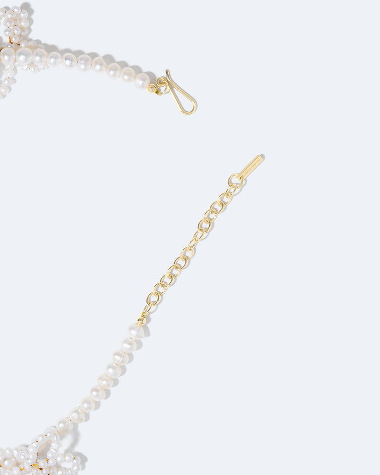 P142 - Collier en Perle et Vermeil d'Or Recyclé