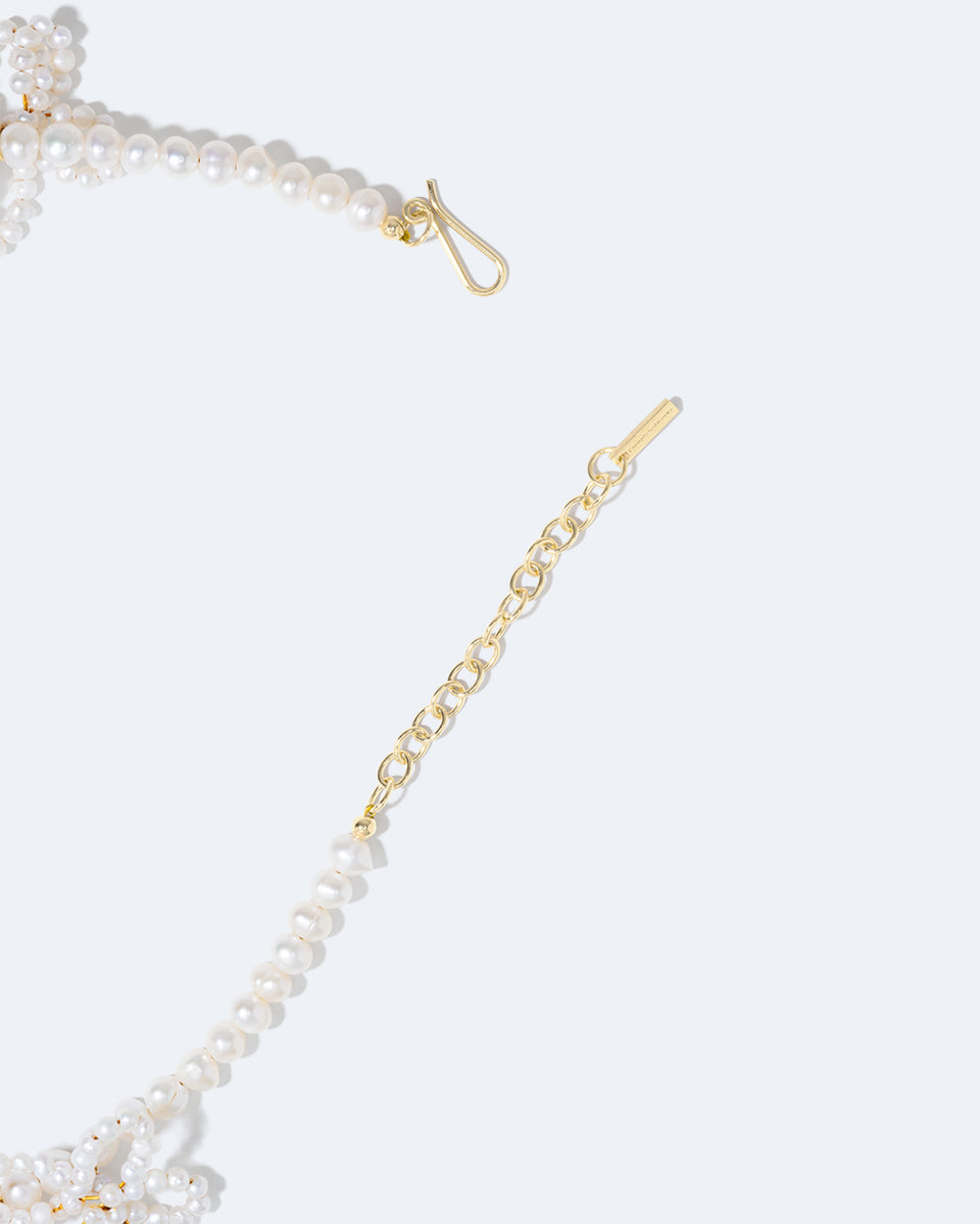 Milk and Honey - Pearl and Recycled Gold Vermeil Necklace