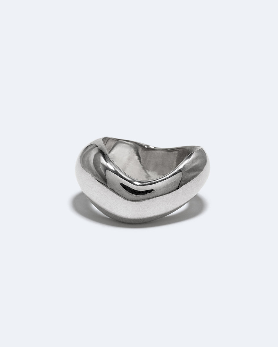 Post‐Capital - Bague Plaqué Platine