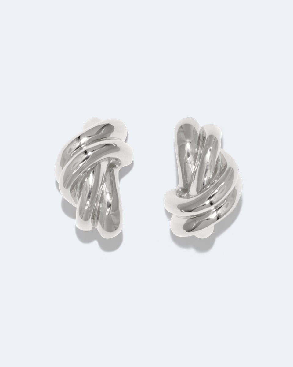 Boucles d'oreilles bouilloire - Argent recyclé