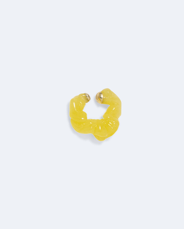 Ruffle - Yellow Bio Resin and Recycled Gold Vermeil Ear Cuff