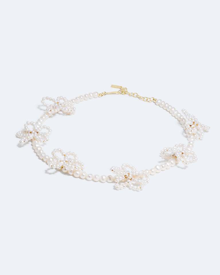 P142 - Collier en Perle et Vermeil d'Or Recyclé