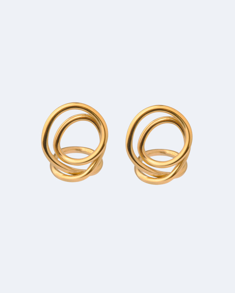 Lettre à un archéologue - Boucles d'oreilles en vermeil