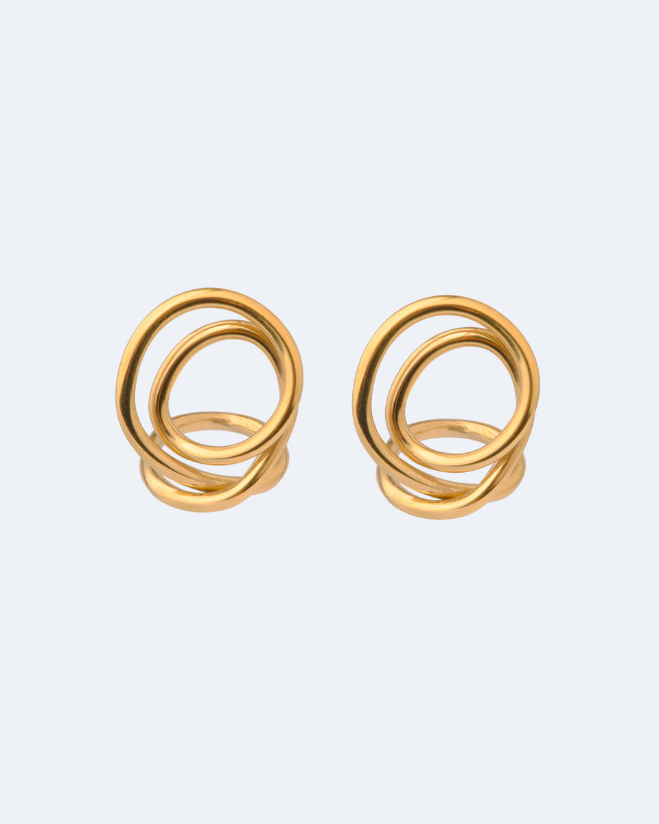 Lettre à un archéologue - Boucles d'oreilles en vermeil
