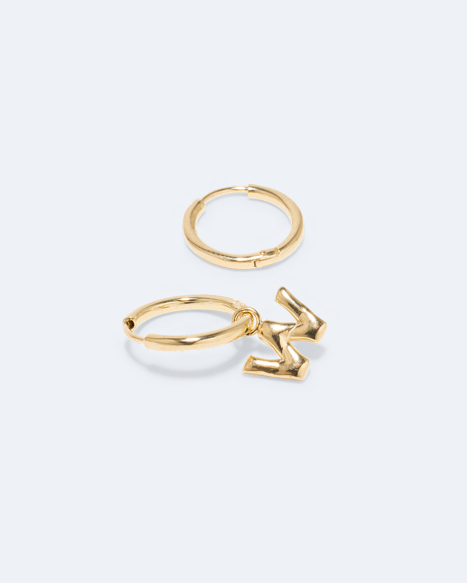 Boucles d'oreilles Classicworks™ W - Vermeil en or recyclé