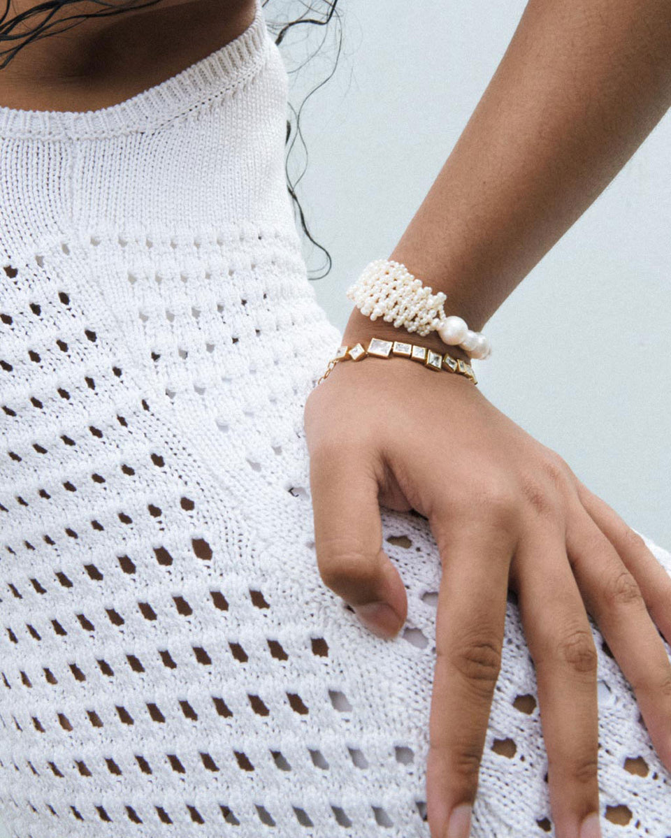 Dare - Zirconia and Recycled Gold Vermeil Bracelet