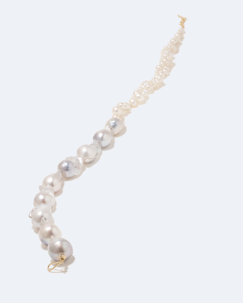 Parade of Possibilities - Pearl and Gold Plated Necklace