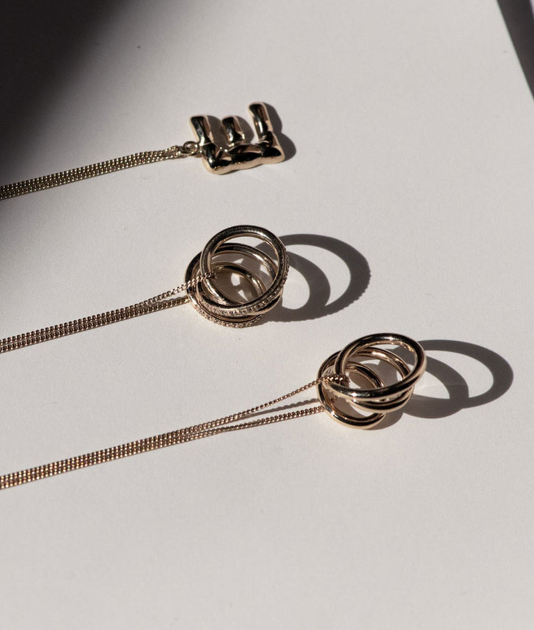 Flow - Pendentif en vermeil