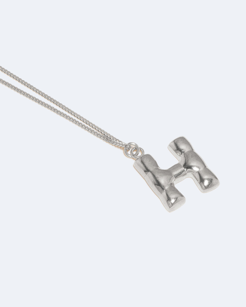 Classicworks™ H - Recycled Sterling Silver Necklace