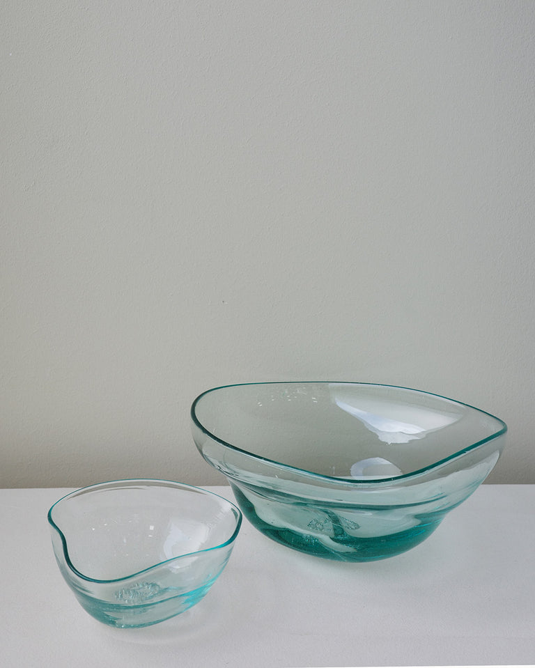 B126 - Petit Bol en Verre Recyclé Transparent