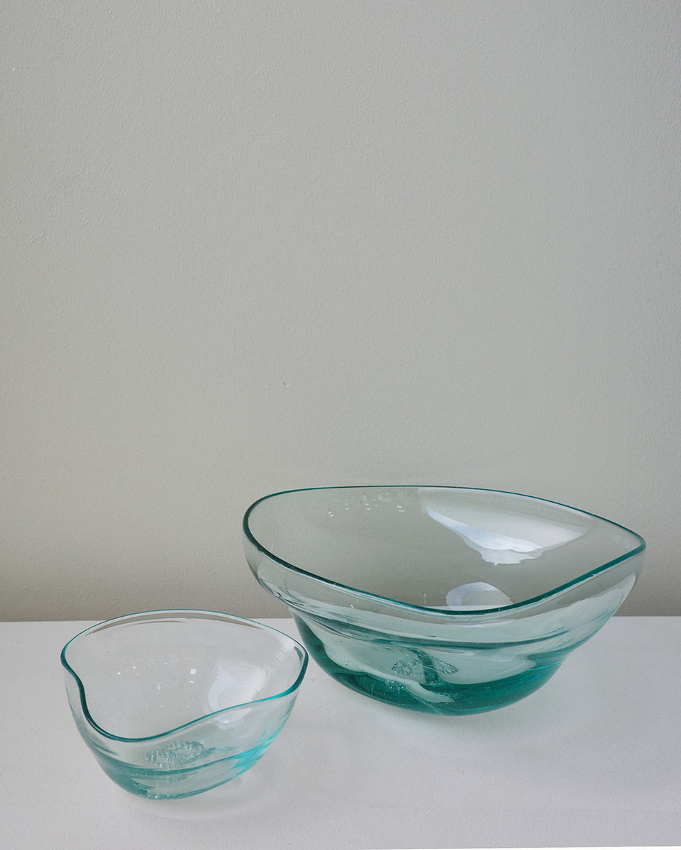 B126 - Petit Bol en Verre Recyclé Transparent