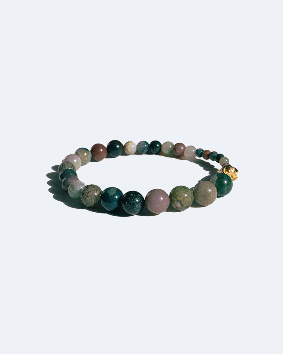 Tidelands - Fancy Jasper and Recycled Gold Vermeil Bracelet