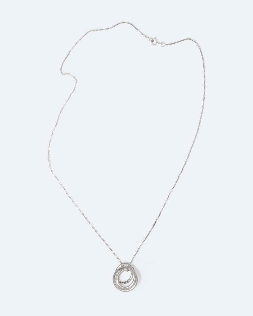 Pendentif Plaqué Platine - Flow
