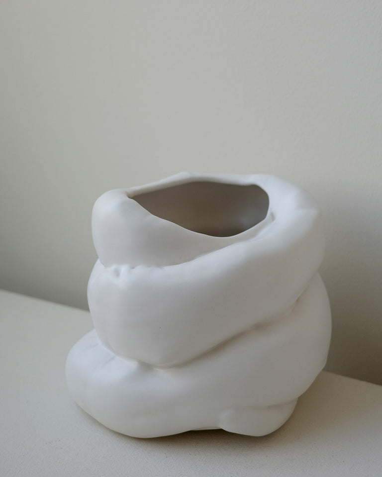 Inflated - Large Vessel in Matte White