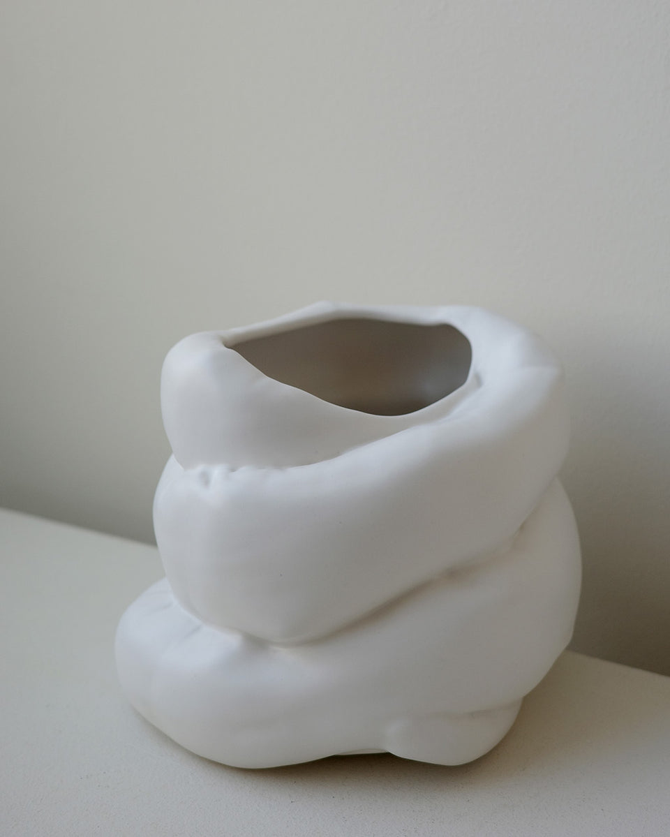 Inflated - Large Vessel in Matte White