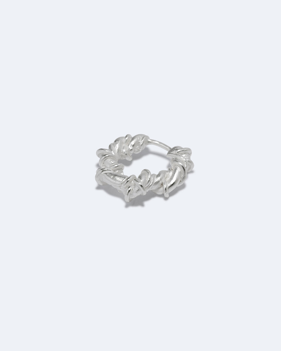 The Fates Were Interwoven - Silver Plated Single Earring