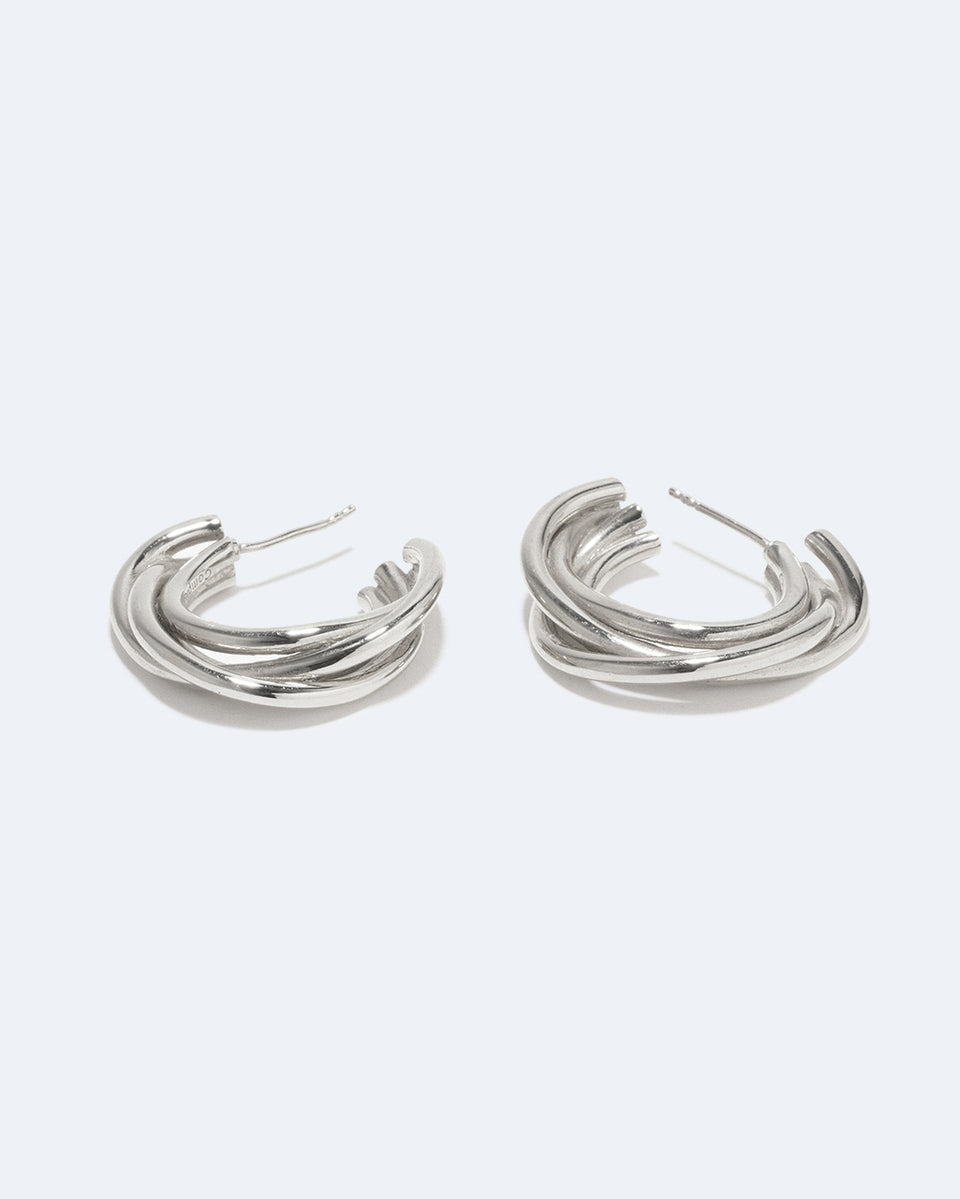 Encounter - Recycled Silver Earrings