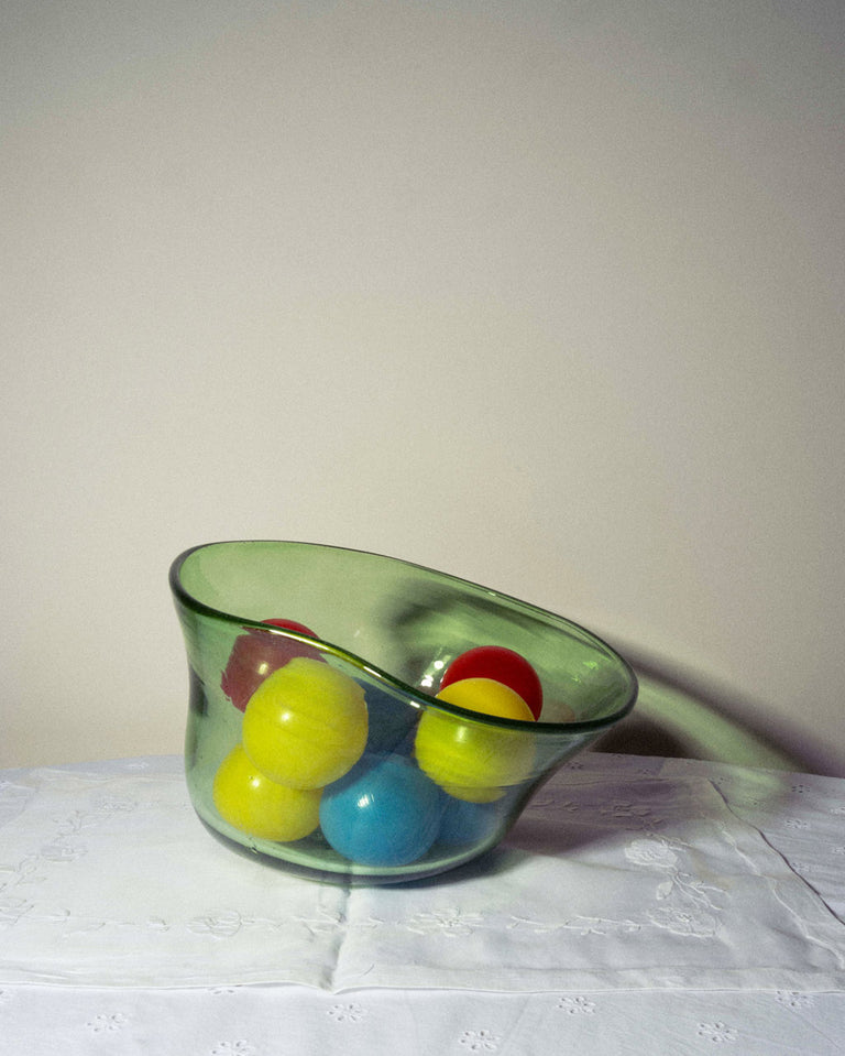 The Fruit Bowl - Recycled Glass Bowl in Leaf Green