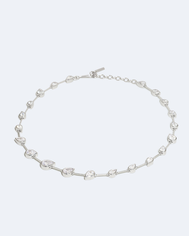 Myriad - Zirconia and Recycled Silver Necklace