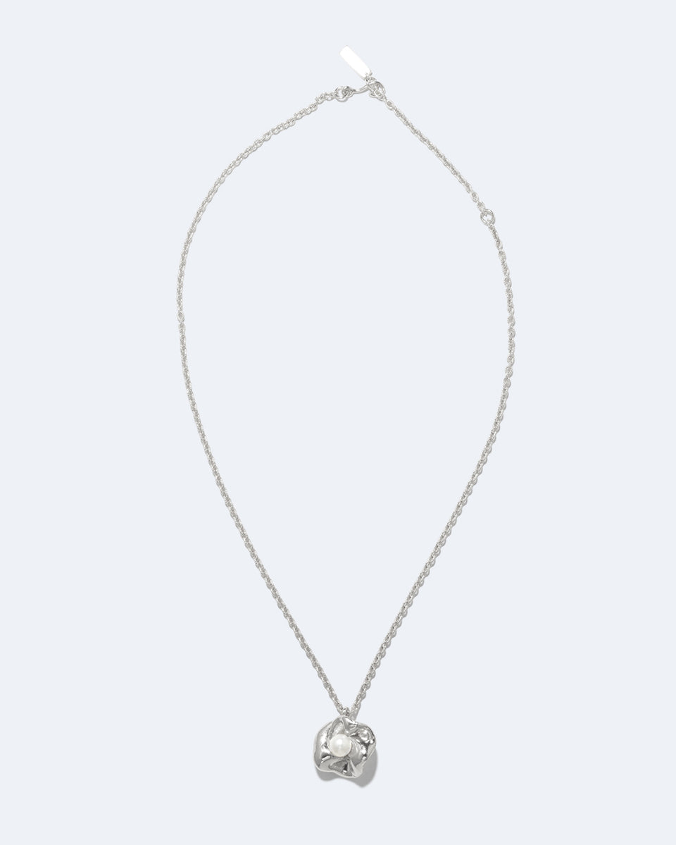 Odyssée onirique - Pendentif en perle et argent recyclé