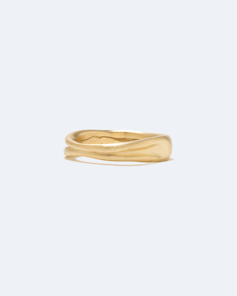 Dégonflé (« Ne pas gonfler ») – Bague en vermeil