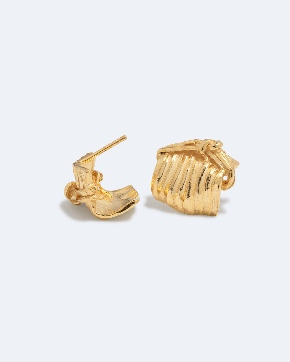 R2257 - Boucles d'oreilles en vermeil recyclé