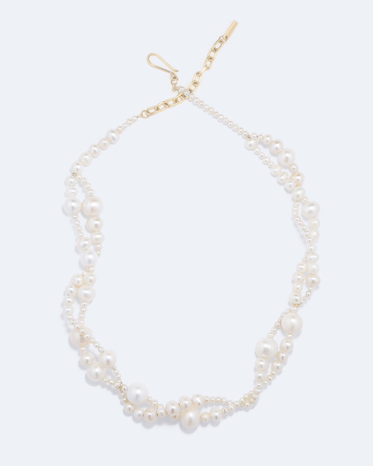 Edo - Pearl and Recycled Gold Vermeil Necklace