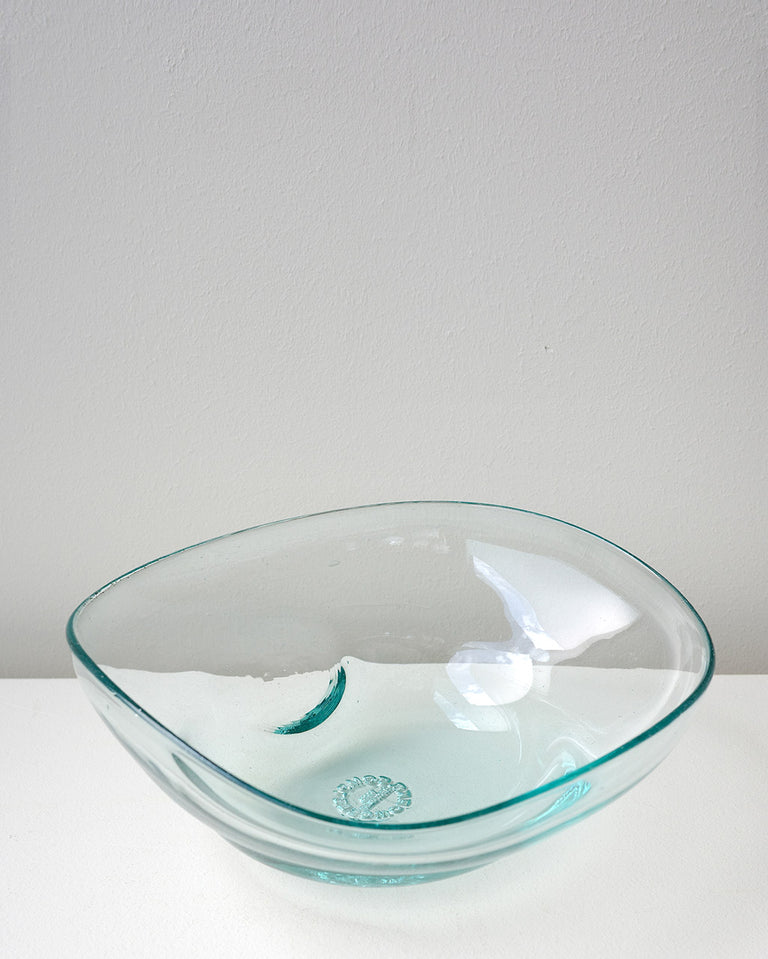 B121 - Bol en verre recyclé transparent