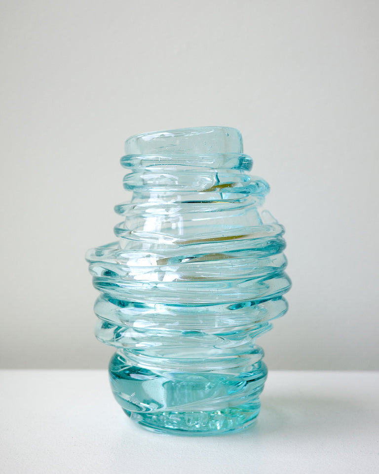 Silo - Recycled Glass Medium Vase in Clear