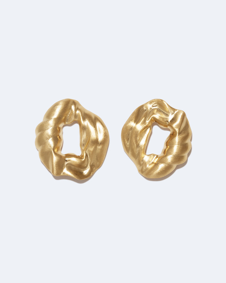 Destination Unknown - Recycled Gold Vermeil Earrings