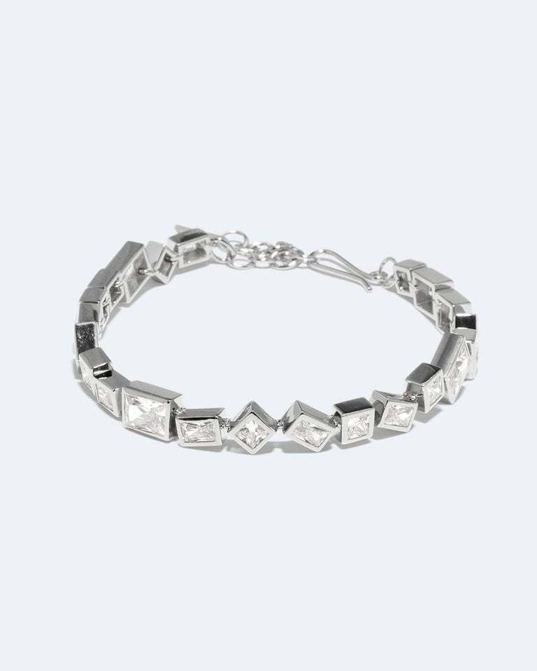 Bracelet Dare – Zircone et argent recyclé