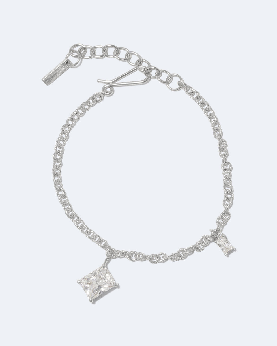 Rêves Chiffrés - Bracelet en Zirconium et Argent Sterling