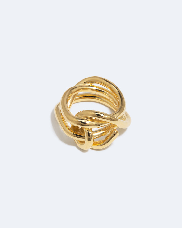 Bague Nœud - Vermeil Or