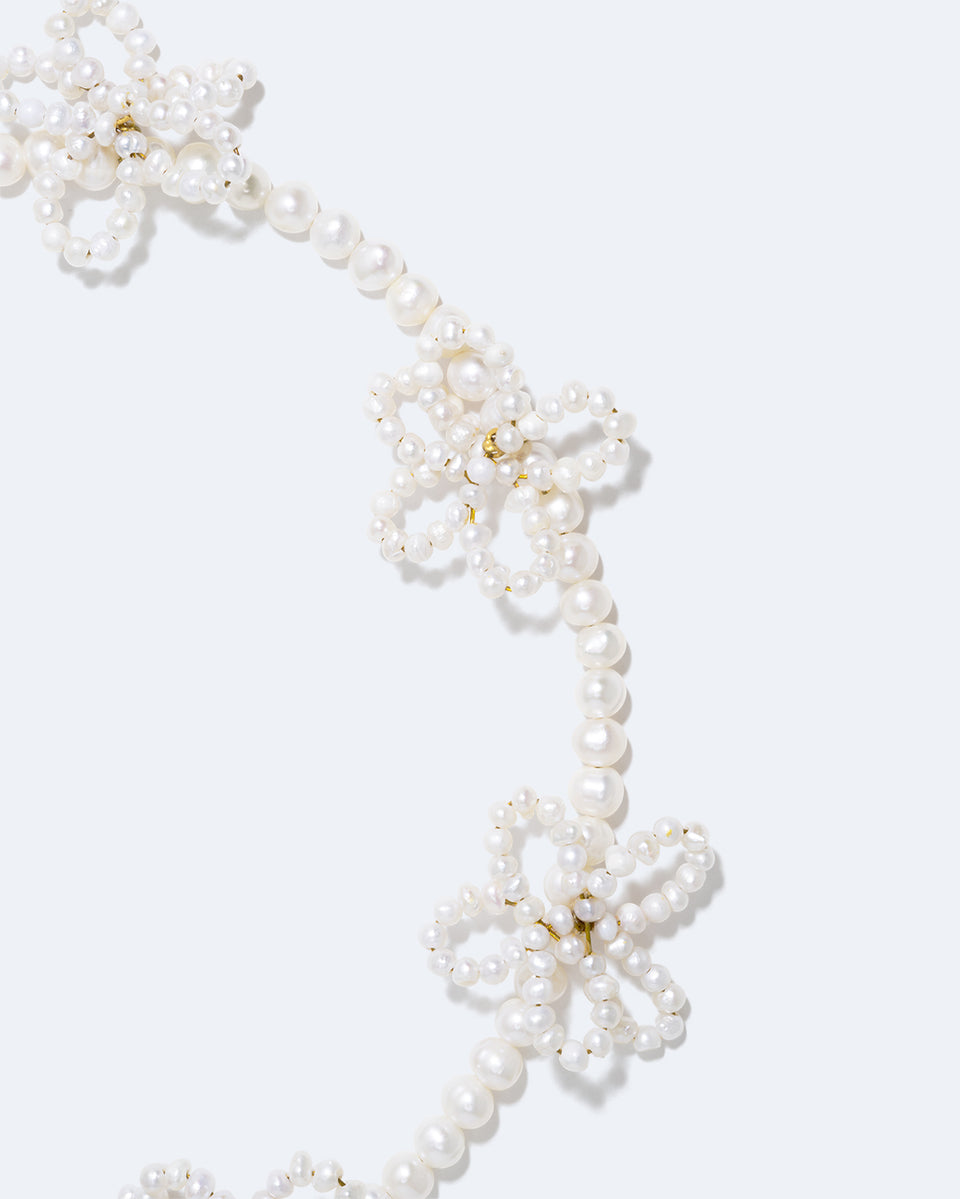 Milk and Honey - Pearl and Recycled Gold Vermeil Necklace