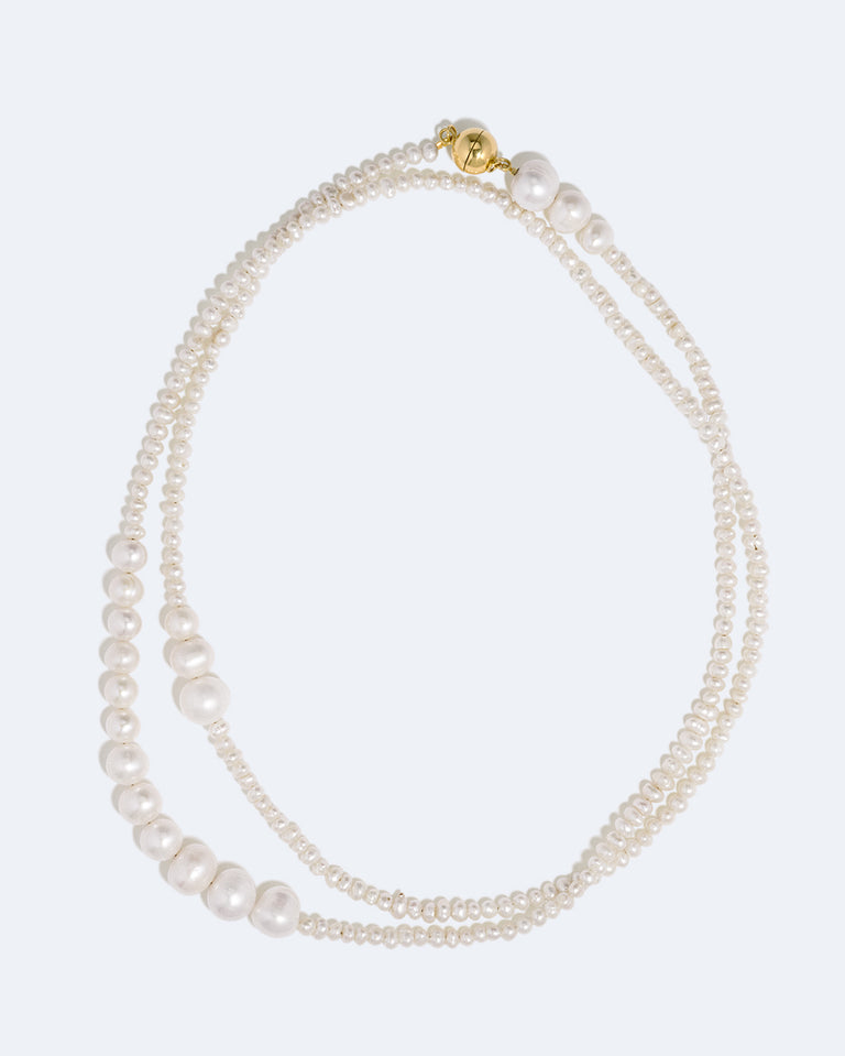 P250 - Collier Perle et Vermeil d'Or Recyclé