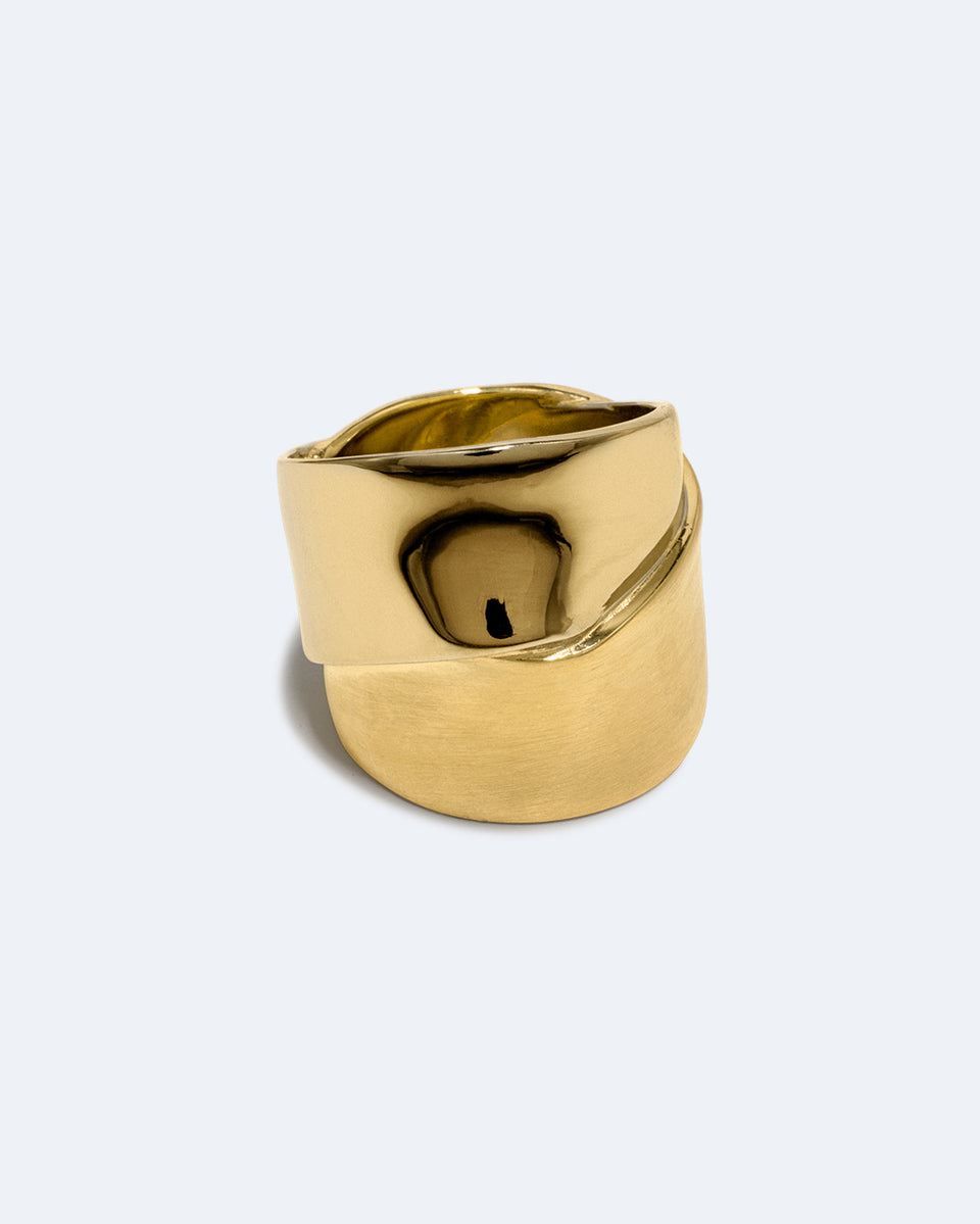 Bague ruban en vermeil