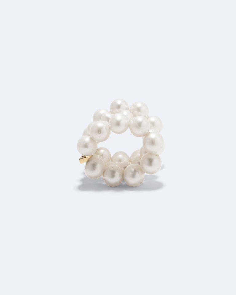 One [Blank] Can Change the World - Pearl and Recycled Gold Vermeil Rings
