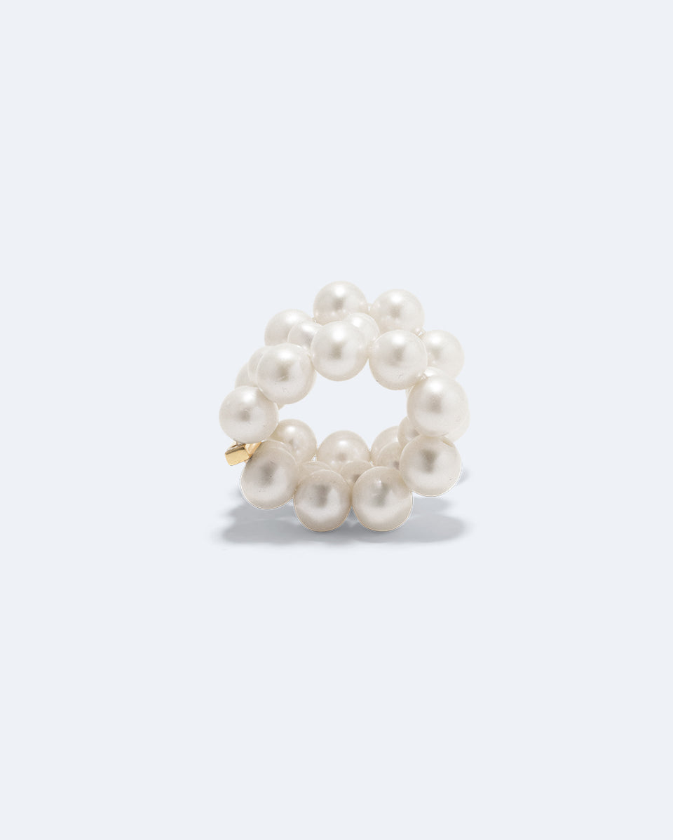 One [Blank] Can Change the World - Pearl and Recycled Gold Vermeil Rings