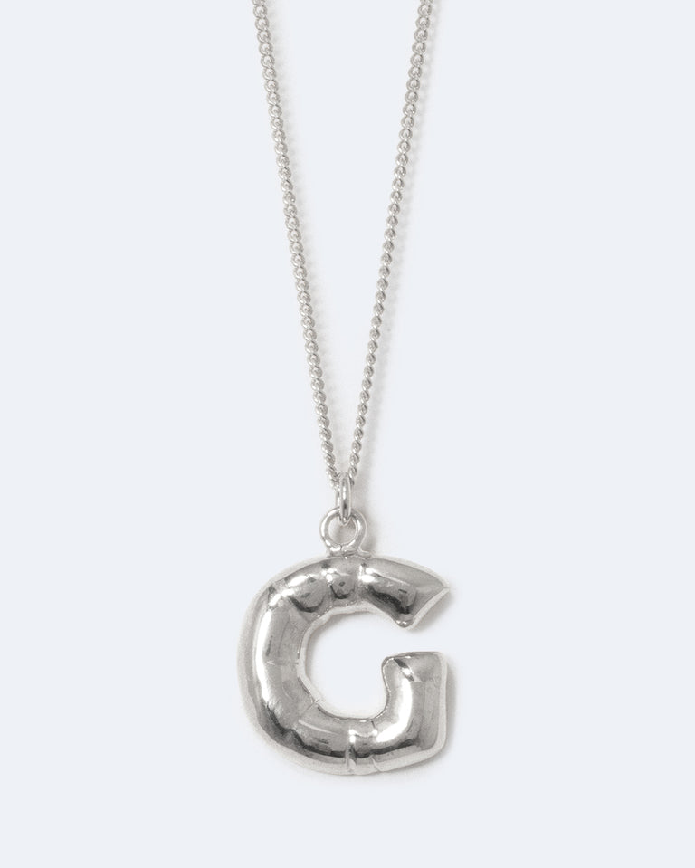Classicworks™ G - Recycled Sterling Silver Necklace