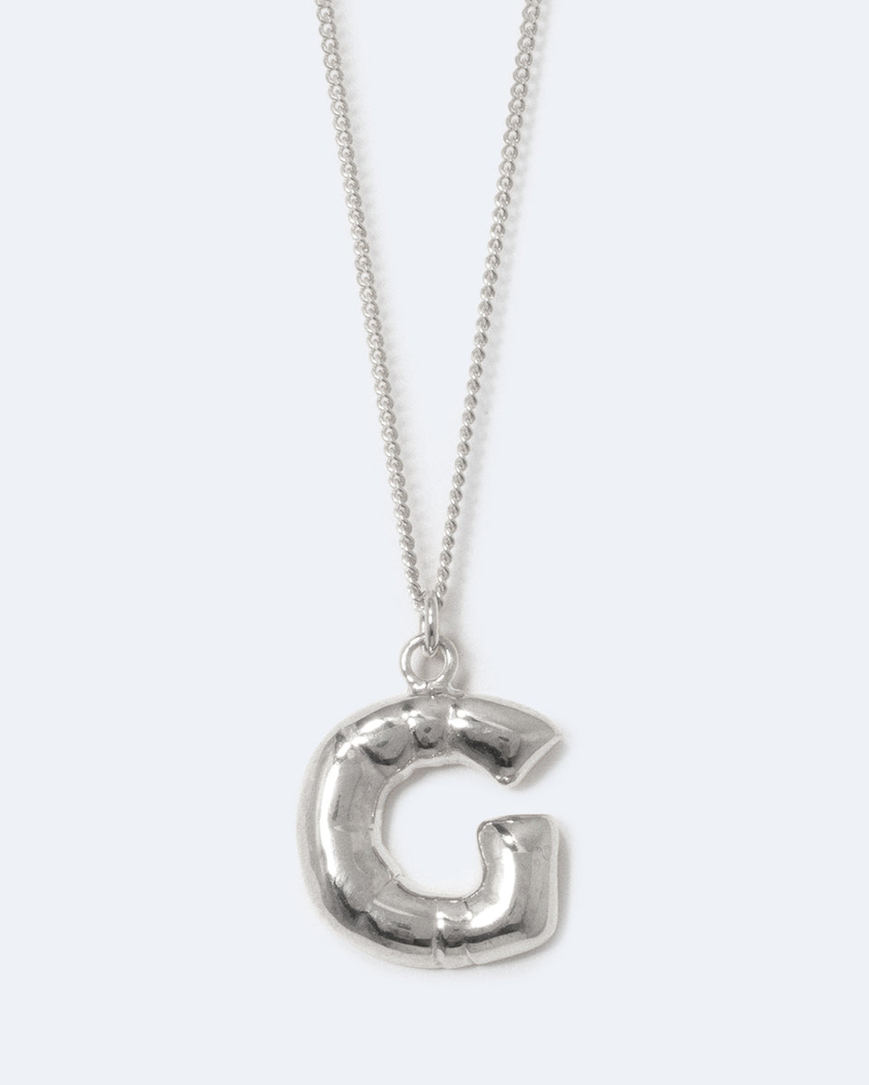 Classicworks™ G - Recycled Sterling Silver Necklace