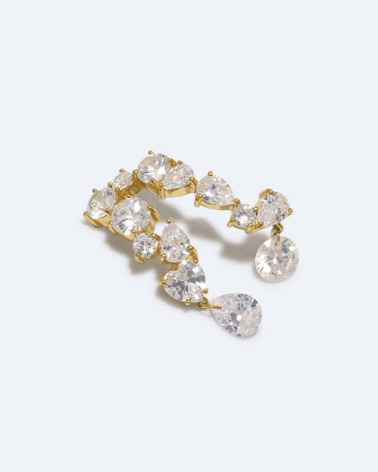 Pelican - Zirconia and Recycled Gold Vermeil Ear Cuff