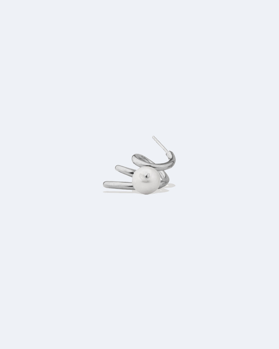 Flow - Pearl and Single Earring